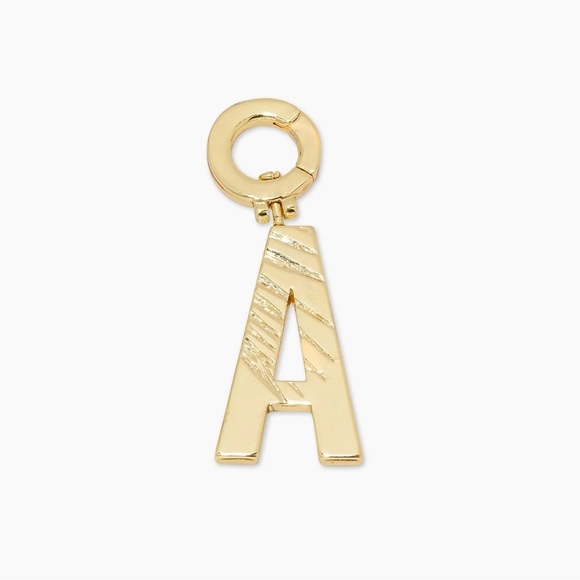 Gorjana Jewelry - Gorjana 18k Gold Plated Brass Parker Initial Charm A New
